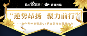 “逆勢昂揚，聚力前行”---焦作青峰管理層Q1季度總結會***結束！